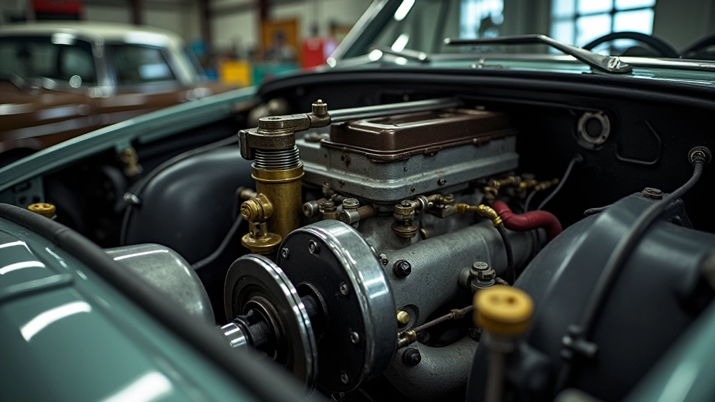 Mercedes-Benz W123 kombi variklis, metinis dizelinis prietaisas, originalus dvitakčio variklio mechanizmas